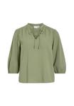 Блуза 3/4-ÄRMELN VILA, зеленый - фото 5