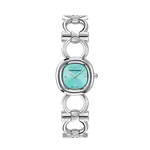 Ferragamo Часы Double Gancini 25mm, Flame Red - фото 3