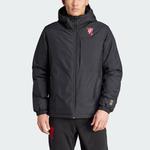 MANCHESTER UNITED THEATRE OF DREAMS стеганая куртка мужская черная Adidas, черный - фото 2