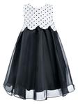Платье в горошек Menorca Tulleen, черный - фото