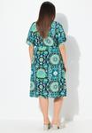 Платье Ulla Popken FLORAL , Deep Aqua/Blue - фото 2