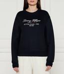 Свитшот женский Tommy Hilfiger с надписью, синий - фото