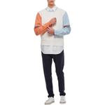 Свитер с цветными блоками THOM BROWNE, белый - фото 4