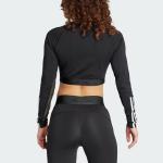 Лонгслив Adidas Hyperglam Training, черный - фото 3