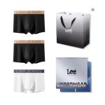 Мужские трусы-боксеры Lee, Box 2 Pack (черный+синий) - фото 11