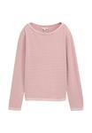 Джемпер TOM TAILOR MIT U-BOOT-AUSSCHNITT, Rose Bubble Knit Stripe/Light Pink - фото 5
