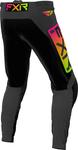 Детские брюки для мотокросса Clutch 2024 FXR, черный/неоновый - фото 2