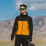 Mizuno Утепленная флисовая куртка-софтшелл, Light Gray - фото 9