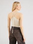 Вязаный топ Noisy May VIBE, бежевый - фото 4