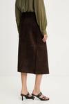 Замшевая юбка Never Fully Dressed, коричневый - фото 3