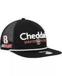 Мужская черная кепка для гольфиста Kyle Busch Cheddar's Snapback New Era - фото 2