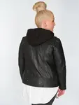 Кожаная куртка Maze "42021318", черный - фото 3