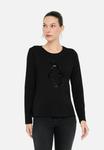 Топ LIU JO Long sleeved top, Black - фото