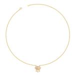 Женское ожерелье VIGG, серебристо-белый - фото 8