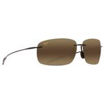 Солнцезащитные очки Breakwall Noir блестящие бронзовые Maui Jim - фото