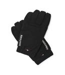 Перчатки мужские Tommy Hilfiger с логотипом, черный - фото