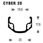 Переднее колесо Gurpil Cyber 20 26´´ MTB, черный - фото 2