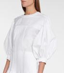 Платье миди из хлопка Jil Sander, белый - фото 4