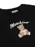 Свитер с принтом Moschino Kids, черный - фото 3