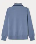 Детский свитер с половинной молнией Hackett, синий - фото 2