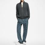 Джинсовые брюки Lv Monogram от LOUIS VUITTON, синие - фото 4