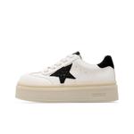 Низкие женские кроссовки ST&SAT, Beige Black - фото