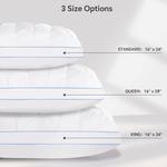 QUTOOL Подушка QUTOOL из гусиного пера с хлопковым чехлом White - фото 6