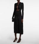 Топ из джерси с вырезами и вырезами CHRISTOPHER ESBER, черный - фото 2