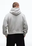 Худи с эффектом потертости Bershka, Grey - фото 3