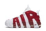 Кроссовки Nike Air More Uptempo 'White Red', белый - фото 3