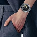 Мужские часы EDIFICE Black ECB-40YDC-1A CASIO - фото 5