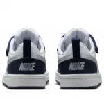 Кроссовки (PS) Nike Court Borough Low Recraft 'White Silver Navy' - фото 3