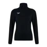 Женский клуб 1/4 Zip Speedo флисовый, чёрный - фото