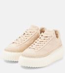 Кожаные кроссовки H-Stripes Hogan, Conchiglia - фото 4