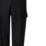 Шерстяные карго брюки LOUIS VUITTON, черный - фото 6