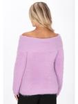 Женский свитер сиреневого цвета faina - фото 4