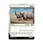 CCG Носорог- (U), MTG - Unstable - фото