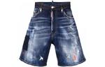 DSQUARED 2 Джинсовые шорты мужские голубые - фото