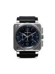 Наручные часы BR 03-94 Steel 42 мм Bell & Ross, синий - фото
