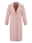 Однобортный тренч Kocca, розовый - фото