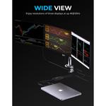 Sabrent USB-C to Dual HDMI and DisplayPort Adapter DA-H2D1 - фото 6