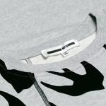 Женское серое платье с длинными рукавами McQ Alexander McQueen, серый - фото 7