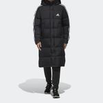 Пуховик Adidas 3-Stripes Long, черный - фото 3