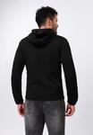 Толстовка Pier One Zip-up sweatshirt, Black - фото 3