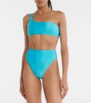 Верх бикини Apex на одно плечо Jade Swim, Bright Blue Sheen - фото 2