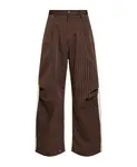 Полосатые брюки Pdf, коричневый - фото