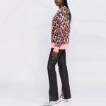 MSGM Свитер Loose Fit женский розовый - фото 6