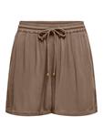Тканевые шорты ONLY, коричневый - фото