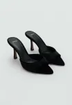 Мюли на каблуках Mango, Black - фото 2