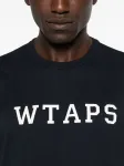 Футболка с логотипом Academy 01 WTAPS, синий - фото 4